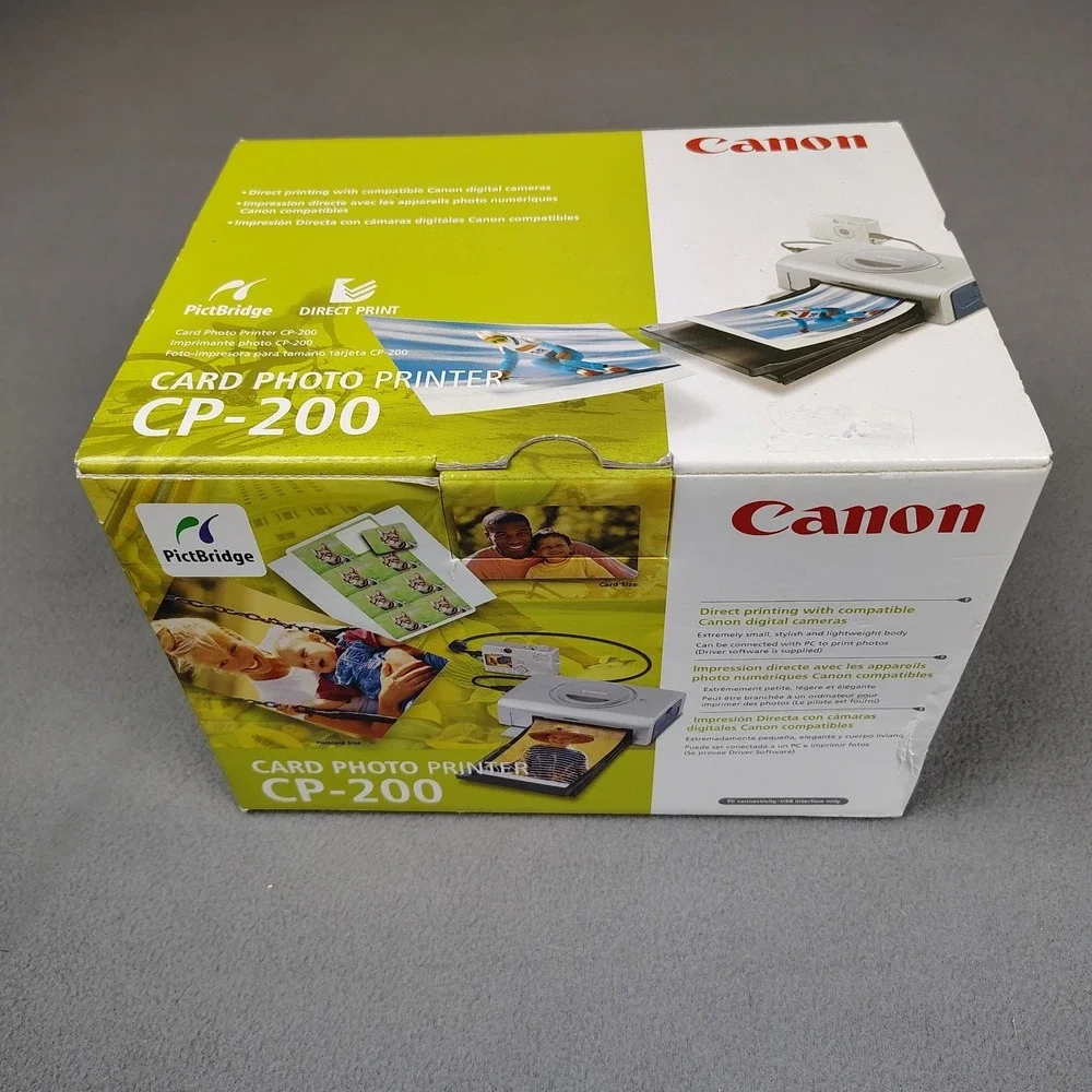 CANON Card Photo Printer CP-200 Direct Print From Digital Cameras Portable NEW